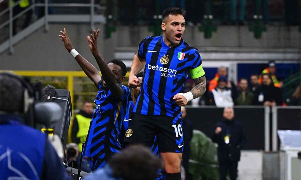 Lautaro Martínez brilló con su hat trick ante el&nbsp;Mónaco