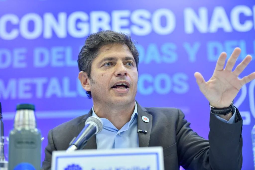 Kicillof junto a la UOM: “El único adversario es&nbsp;Milei”