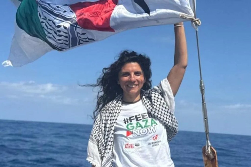 Detuvieron a Celeste Fierro en la Flotilla Internacional rumbo a&nbsp;Gaza