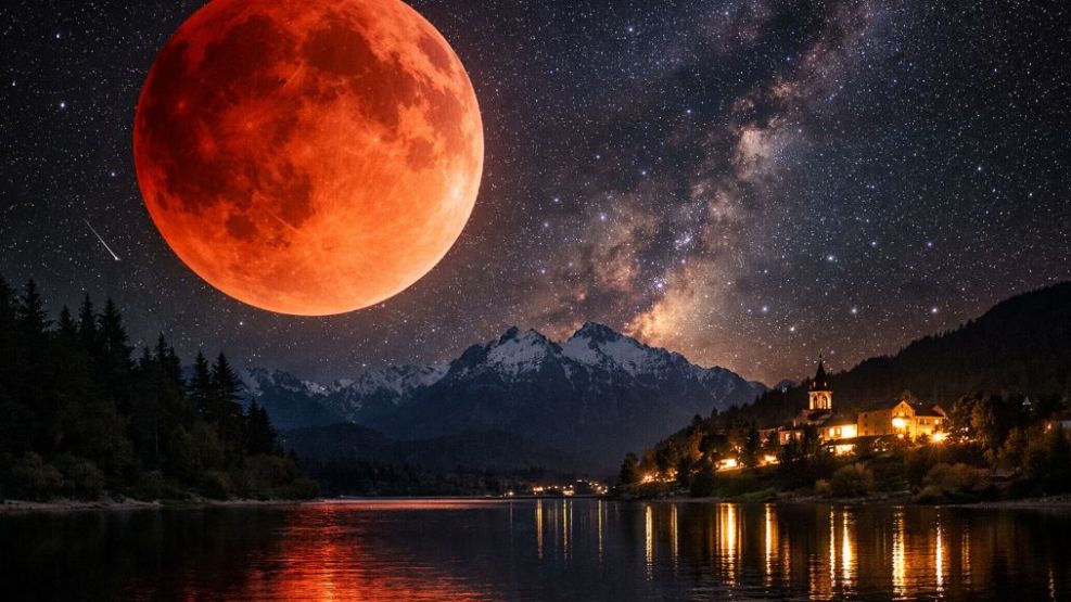La Luna de Sangre, el fenómeno que iluminará el cielo&nbsp;argentino
