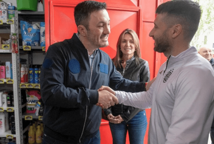 Luis Petri recorrió Mendoza y conversó con comerciantes sobre el trabajo y desarrollo&nbsp;económico