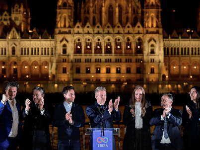 Líderes internacionales celebraron la victoria de Magyar y el fin de la era Orbán en&nbsp;Hungría