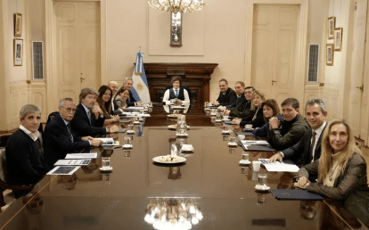 El Gobierno convocó a una nueva reunión de Gabinete en Casa&nbsp;Rosada
